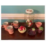Ceramic Kitchenware and Glass Jar