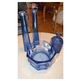 Blue bowl/ vases