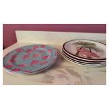 Flamingo plates