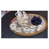 Mini tea sets/ mirror