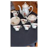 Floral tea set