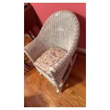 Childs wicker rocker