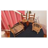 4 doll chairs