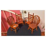 4 doll chairs