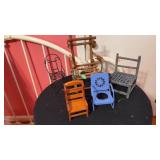 Misc doll chairs