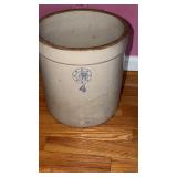 4 gallon Indian head crock