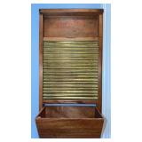Washboard planter