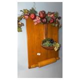 Rolling pin on board