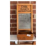 Washboard planter