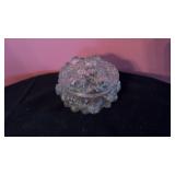 Goofus glass dish/ lid