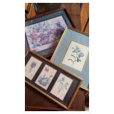 3 flower prints