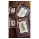 4 flower prints