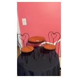 Doll table and chairs 10-14ï¿½ tall