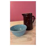 Stoneware picture/ bowl