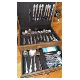 Flatware misc in case