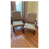 2 arm chairs
