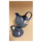 Small pottery creamers