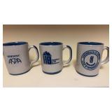 3 Louisville Stoneware mugs