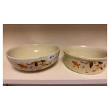 Halls Autumn Leaf bowls