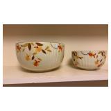 Halls Autumn Leaf bowls