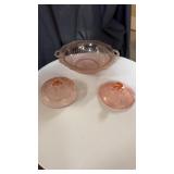 Bowl and kids pink depression