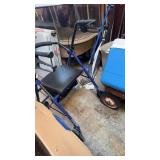 Walker with seat