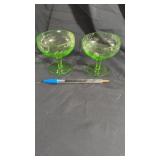 Uranium sherbet glasses