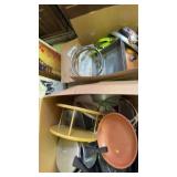 2 boxes misc kitchenware