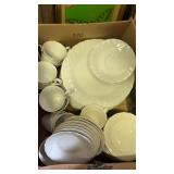 White dishes
