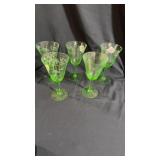5 uranium glasses