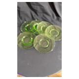 6 uranium plates one has chip