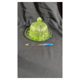 Uranium anian butter dish