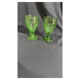 Uranium hazel atlas goblets
