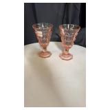 Ice tea pink depression glasses