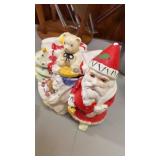 Santa cookie jar/ paint loss