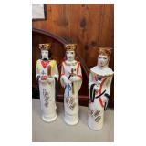 3 decanters