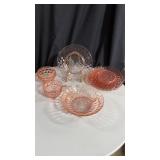 5 plates 7 inches sugars and bowls