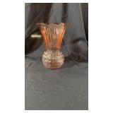 Pink depression vase