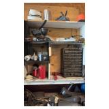 Shelf and contents