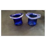 2 blue hats