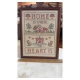 Cross stitch print