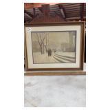Winter Stroll Paul Sawyier