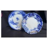 2 flow blue plates