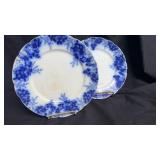 2 flow blue plates