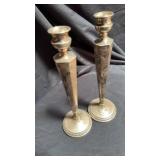 Sterling candlesticks 10ï¿½
