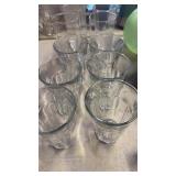 10 Clear glasses