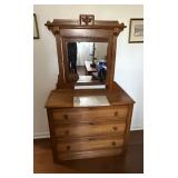 3 drawer eastlake dresser chest