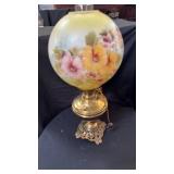 Brass lamp/ chip on rim