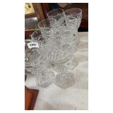 8 Fostoria stemware