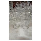 8 Fostoria tumblers